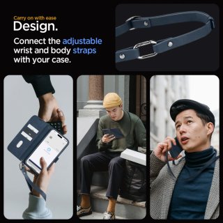 SPIGEN Wallet ”S” PRO Iphone 15 PRO Navy