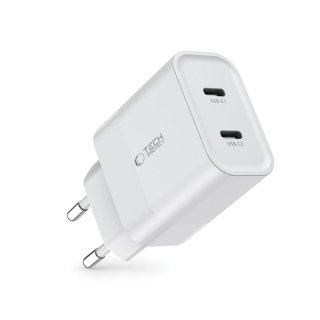 Tech-Protect C20w 2-Port Network Charger PD 20W White