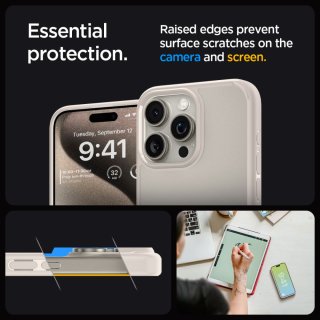 SPIGEN ULTRA Hybrid Iphone 15 PRO Natural Titanium