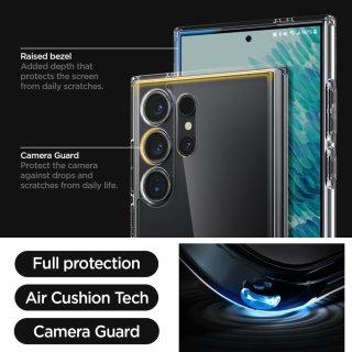 SPIGEN ULTRA Hybrid Galaxy S24 ULTRA Crystal Clear