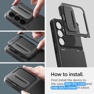 SPIGEN Optik Armor Galaxy S24 Black
