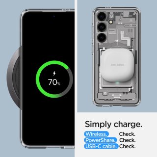 SPIGEN ULTRA Hybrid Galaxy S24 Zero One White