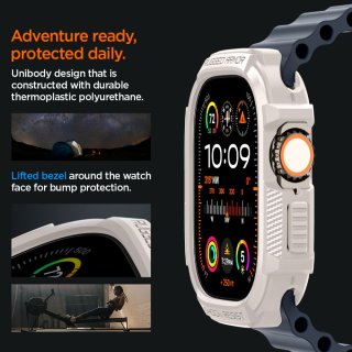 SPIGEN Rugged Armor Apple Watch ULTRA 1 / 2 (49 MM) Dune Beige