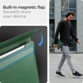 SPIGEN Valentinus Sleeve Laptop 15-16 Jeju Green