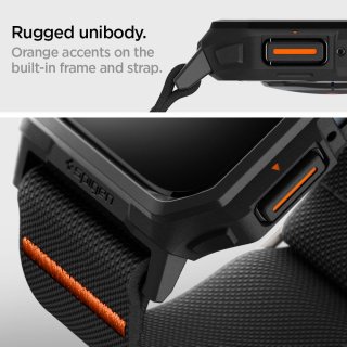 SPIGEN Lite Fit ”PRO” Apple Watch 4 / 5 / 6 / 7 / 8 / 9 / SE (44 / 45 MM) Matte Black