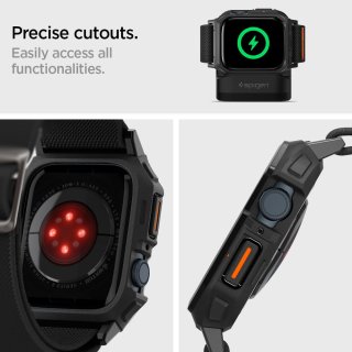 SPIGEN Lite Fit ”PRO” Apple Watch 4 / 5 / 6 / 7 / 8 / 9 / SE (44 / 45 MM) Matte Black