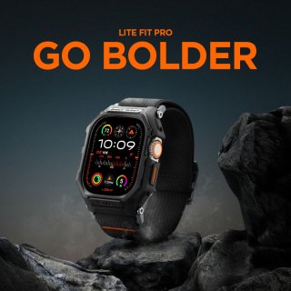 SPIGEN Lite Fit ”PRO” Apple Watch ULTRA 1 / 2 (49 MM) Matte Black