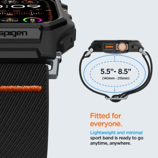 SPIGEN Lite Fit ”PRO” Apple Watch ULTRA 1 / 2 (49 MM) Matte Black