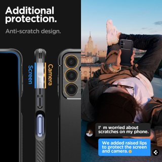 SPIGEN Rugged Armor Galaxy A25 5G Matte Black