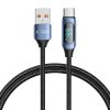 Tech-Protect Ultraboost LED Type-C Cable 66W/6A 100Cm Blue