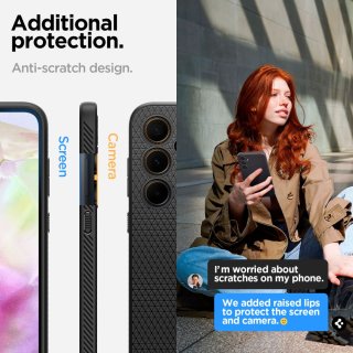 SPIGEN Liquid AIR Galaxy A35 5G Matte Black