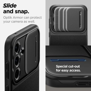 SPIGEN Optik Armor Galaxy A55 5G Black