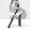 Tech-Protect L05s BLUETOOTH Selfie Stick Tripod & LED Light Black