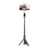 Tech-Protect L05s BLUETOOTH Selfie Stick Tripod & LED Light Black