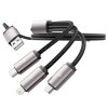 Tech-Protect Ultraboost 3In1 Lightning & Type-C & Micro-USB Cable 3.5A 100Cm Grey