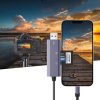 Tech-Protect Ultraboost Card Reader Sd & Micro Sd Lightning & USB Grey