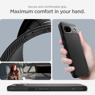 SPIGEN Liquid AIR Google Pixel 8A Matte Black