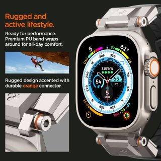 SPIGEN Durapro Armor Pu Apple Watch 6 / 7 / 8 / 9 / 10 / SE / ULTRA 1 / 2 (44 / 45 / 46 / 49 MM) Black