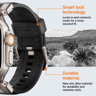 SPIGEN Durapro Armor Pu Apple Watch 6 / 7 / 8 / 9 / 10 / SE / ULTRA 1 / 2 (44 / 45 / 46 / 49 MM) Black