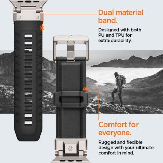 SPIGEN Durapro Armor Pu Apple Watch 6 / 7 / 8 / 9 / 10 / SE / ULTRA 1 / 2 (44 / 45 / 46 / 49 MM) Black