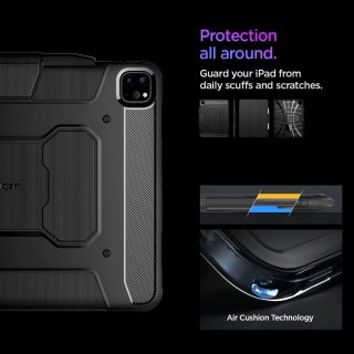 SPIGEN Rugged Armor ”PRO” Ipad PRO 13” 7 / 2024 Black