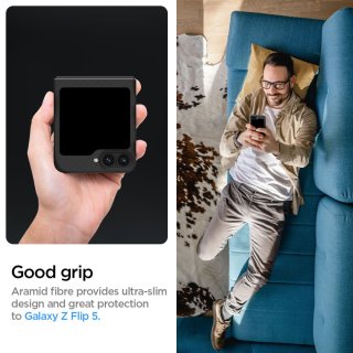 SPIGEN Airskin Galaxy Z Flip 6 / 7 Fe Aramid Black