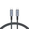 Tech-Protect Ultraboost MAX USB 4.0 8K 40Gbps Type-C Cable PD 240W 100Cm Grey