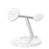 Tech-Protect Qi15w-A35 3In1 Magnetic Magsafe Wireless Charger White