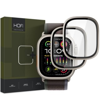 Szkło Hartowane HOFI Glass Ring 2-Pack Apple Watch ULTRA 1 / 2 (49 MM) Titanium