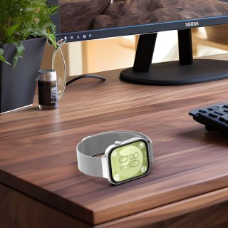 Tech-Protect Milaneseband Huawei Watch Fit 3 / 4 / 4 PRO Silver