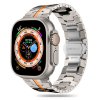 Tech-Protect Stainless Line Apple Watch 6 / 7 / 8 / 9 / 10 / SE / ULTRA 1 / 2 (44 / 45 / 46 / 49 MM) Titanium/Orange