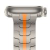 Tech-Protect Stainless Line Apple Watch 6 / 7 / 8 / 9 / 10 / SE / ULTRA 1 / 2 (44 / 45 / 46 / 49 MM) Titanium/Orange