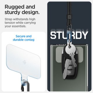 SPIGEN Universal Strap Set Crossbody & Wrist Black