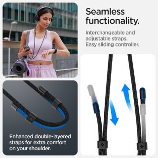 SPIGEN Universal Strap Set Crossbody & Wrist Black