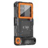 Tech-Protect Ipx8 Universal Diving Waterproof Case Black/Orange