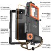 Tech-Protect Ipx8 Universal Diving Waterproof Case Black/Orange