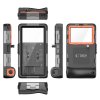 Tech-Protect Ipx8 Universal Diving Waterproof Case Black/Orange