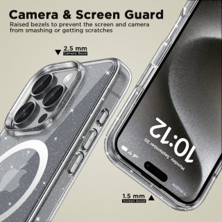 Tech-Protect Flexair Hybrid Magsafe Iphone 16 PRO MAX Glitter