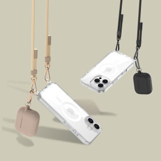 Tech-Protect Flexair Chain Magsafe Iphone 16 PRO MAX Black & Taupe
