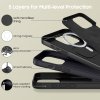 Tech-Protect Silicone Magsafe Iphone 16 PRO MAX Matte Black
