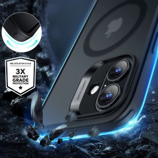Esr Classic Hybrid Halolock Magsafe & Tempered Glass Iphone 16 Frosted Black