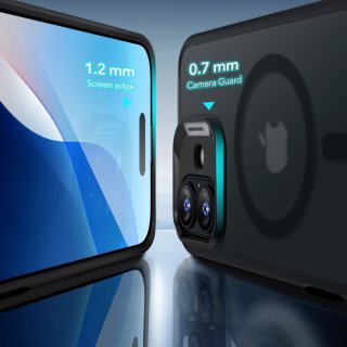 Esr Classic Hybrid Halolock Magsafe & Tempered Glass Iphone 16 Frosted Black