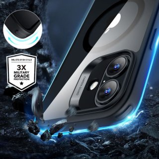 Esr Classic Hybrid Halolock Magsafe & Tempered Glass Iphone 16 Clear/Black