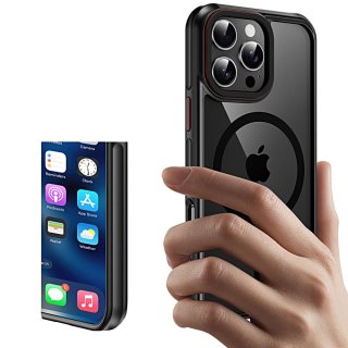Tech-Protect Maghybrid Magsafe Iphone 16 PRO Black/Red