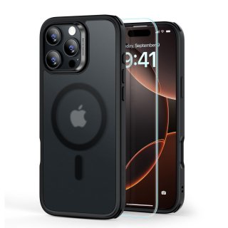 Esr Classic Hybrid Halolock Magsafe & Tempered Glass Iphone 16 PRO Frosted Black