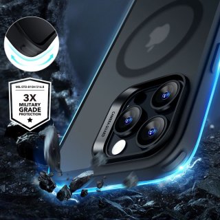 Esr Classic Hybrid Halolock Magsafe & Tempered Glass Iphone 16 PRO Frosted Black