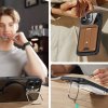 Esr Classic Hybrid Kickstand Halolock Magsafe & Tempered Glass Iphone 16 PLUS Clear/Black