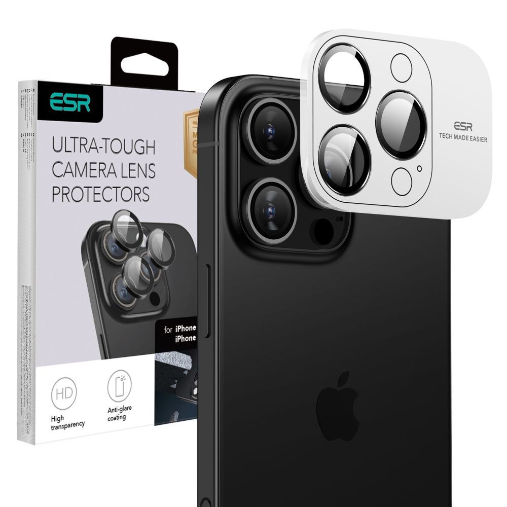 Osłona Na Aparat Esr Armorite Camera Protector Iphone 16 PRO / 16 PRO MAX Black