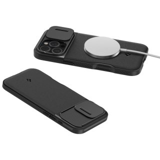 SPIGEN Optik Armor Mag Magsafe Iphone 16 PRO MAX Black