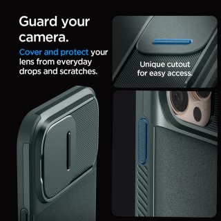 SPIGEN Optik Armor Mag Magsafe Iphone 16 PRO MAX Abyss Green